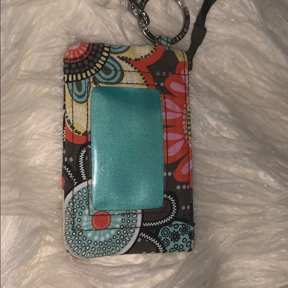 Vera Bradley ID case and matching lanyard